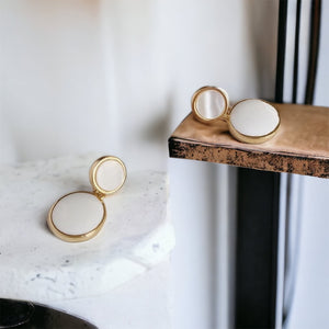 Caity Earring - White