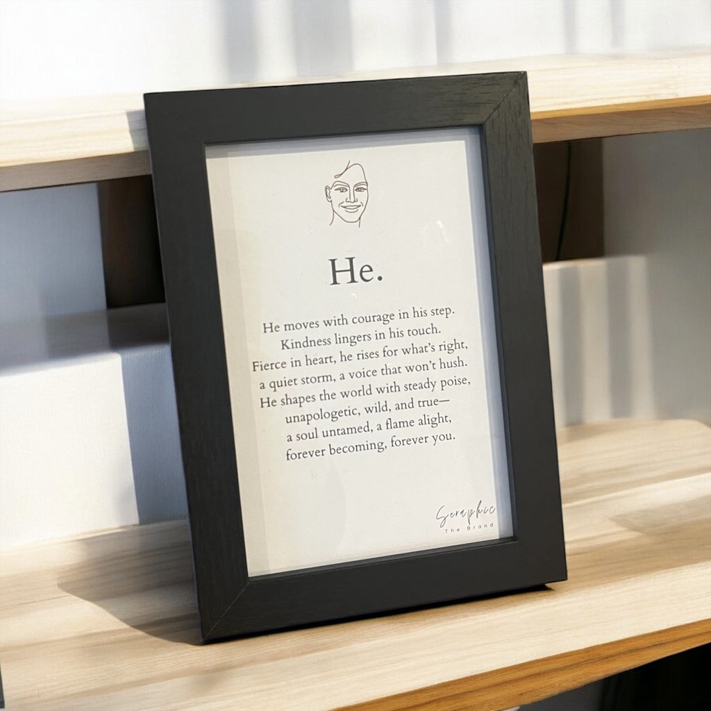 He Frame - Poetic Version
